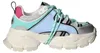 Buffalo Saturn Lace in Blau Silber für Damen – 7 UK - 41 EU Produktbild-Vorschau 10
