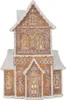 Clayre & Eef Casa di pan di zenzero con LED 16x8x23 cm Anteprima dell’immagine prodotto 1