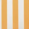 A close-up view of a striped fabric with alternating yellow and white vertical stripes. Anteprima dell’immagine prodotto