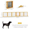PawHut Barrière de sécurité chien barrière autoportante Voir les images du produit 7