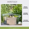 Solarbrunnen Set: 40L Zinkwanne oval & Solar-Teichpumpe Produktbild-Vorschau 2