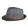 Schwarz Strohhut Sommer Herren Damen Strand Sommerhut Produktbild-Vorschau 2