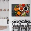 Leinwandbild Frische Gewürze in der Küche 120x80 Feeby Bunt Produktbild-Vorschau 2