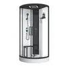 Dusche Komplett Marwell Dampf Duschkabine Spa Round Produktbild-Vorschau 3