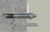 A close-up illustration of a concrete wall with a metal anchor bolt installed. Anteprima dell’immagine prodotto