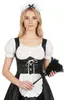 Heisses Zimmermädchen Kostüm für Damen schwarz-weiss XL Produktbild-Vorschau 3