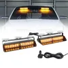 Lot de 2 feux de détresse LED orange – 48 LED, 26 modes de Voir les images du produit 1