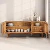 Sideboard TECCA mit 3 Türen aus Massivholz, Eiche farben – Produktbild-Vorschau 3