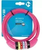 Candado numérico rosa para cables Vista previa de la imagen del producto 6