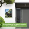 banjado Design Briefkasten Stahl weiß mit Zeitungsfach Produktbild-Vorschau 5