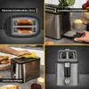 TZS First Austria - Tostapane, 2 fette, acciaio inox, 800W, Anteprima dell’immagine prodotto 7