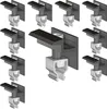 10x Endklemme Klickfix schwarz 30-40mm Solarmodul Halterung Produktbild-Vorschau 1