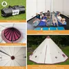 Skandika Tipi Kota 550 Zelt Outdoor | Campingzelt für bis Produktbild-Vorschau 3