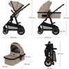Lionelo Amber - Kombikinderwagen 3 in 1 - Set sportlicher, Produktbild-Vorschau 7