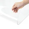 Sous-main transparent, imperméable, en PVC, antidérapant, Voir les images du produit 4