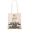 Mr. & Mrs. Panda Tote Bag Pizzabäckerin Herz - Transparent Produktbild-Vorschau 3