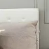 vidaXL Úložná postel Hydraulic White Faux Leather 180×200 Náhled obrázku produktu 3