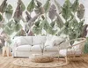 Muralo Vlies Fototapete für Wohnzimmer BLÄTTER Beton Retro Produktbild-Vorschau 10