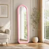 UnboxG Staande spiegel 160x50 cm, wit, volledige lengte Productafbeelding-voorbeeld 4