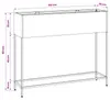 vidaXL Fioriera da giardino a letto rialzato nera 100 x 26 Anteprima dell’immagine prodotto 8