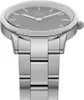 A close-up, side view of a silver watch band and part of the watch face. Anteprima dell’immagine prodotto
