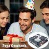 Decke Plaid Geschenk für Papa Weich Kuscheliges Motiv Produktbild-Vorschau 2