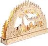 BRUBAKER 3D Lichterbogen - LED Schwibbogen - Sternsinger - Produktbild-Vorschau 9
