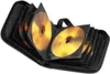 A black CD wallet is open, displaying several gold-colored CDs. Anteprima dell’immagine prodotto