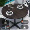 JAMAIKA | Bistro Außen Tischplatte | Ø 70 cm | Wenge | Rund Produktbild-Vorschau 2