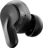 A close-up, studio shot of a single black EPOS ADAPT E1 true wireless earbud. Produktbild-Vorschau