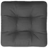 vidaXL Coussin pour palette Anthracite 60x60x12 cm Tissu Voir les images du produit 6