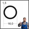 Diagram of a circular profile with dimensions, and a man giving a thumbs up. Náhľad obrázku produktu