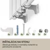 Blumfeldt Kúpeľňový radiátor, plochý dizajnový radiátor, Náhľad obrázku produktu 3