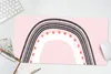 MuchoWow® Mauspad Mousepad Regenbogen - Minimalismus - Rosa Produktbild-Vorschau 5