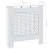 vidaXL Panele grzejnikowe MDF białe 78 cm Podgląd zdjęcia produktu 15