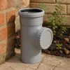Filter pre dažďové rúry DN 100 Ø 110 mm Sivá revízna rúra Náhľad obrázku produktu 2