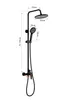 STANEW Duscharmatur Badezimmerdusche mechanisches Duschset, Produktbild-Vorschau 7