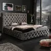 riess-ambiente Design Doppelbett PARIS 180x200cm grau olive Produktbild-Vorschau 2