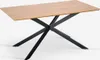 Tisch mit gekreuzten Beinen 160x90 aus Holz und Metall Produktbild-Vorschau 9
