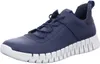 A single blue and white sneaker is shown against a white background. Produktbild-Vorschau
