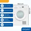 Exquisit Wärmepumpentrockner 8 kg, 16 Programme, Produktbild-Vorschau 2