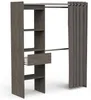 Armoire Chicago - 50 x 114 x 192 cm - Noir/chêne Voir les images du produit 5