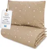 Kinderbettdecke ohne Bezug 100x135 cm Baumwolle Set Beige Produktbild-Vorschau 1