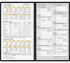 2027 BRUNNEN Faltkalender 9x15cm d.bl 2S/1M Produktbild-Vorschau 4