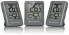 termometro Temeo Hygro58 mm grigio 3 pezzi Anteprima dell’immagine prodotto 2