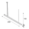 SLV 1000930 Q-LINE PD LED Indoor Pendelleuchte 2m BAP Produktbild-Vorschau 7