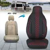 Schonbezüge für Wohnmobil 2er Set in Schwarz/Rote Naht Produktbild-Vorschau 2
