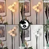 Lerici Stehlampe aus Metall/Glas in Schwarz/Weiß Produktbild-Vorschau 2