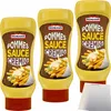 Homann Pommes Sauce cremig 3er Pack (3x430ml Flasche) + usy Produktbild-Vorschau 1