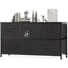 Commode avec tiroirs en tissu, Chest of Drawers avec 5 Voir les images du produit 1